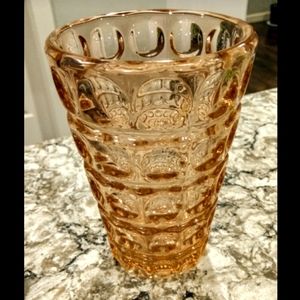 Rare 1960s Pink Sklo Union Glass Vase